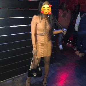 Gold bodycon